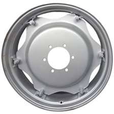 Колесный диск Китай Т-25 W8х32/6х230 D180 ET116.4 серебристый без вент.